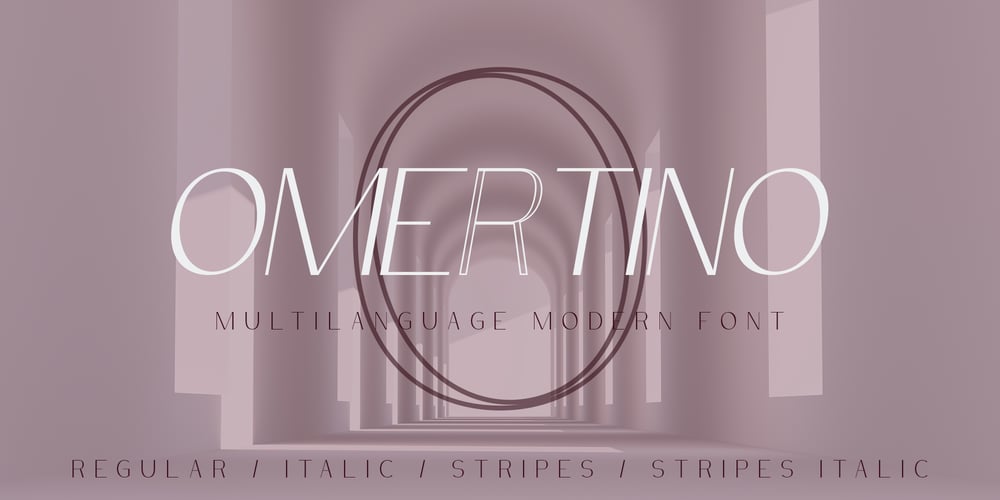 Omertino font