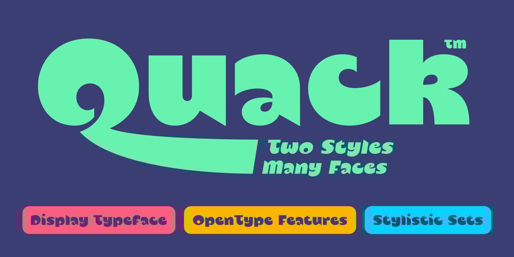 Quack font