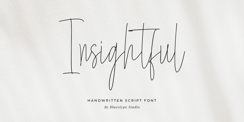 Insightful font