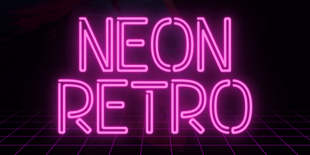 Neon Retro font