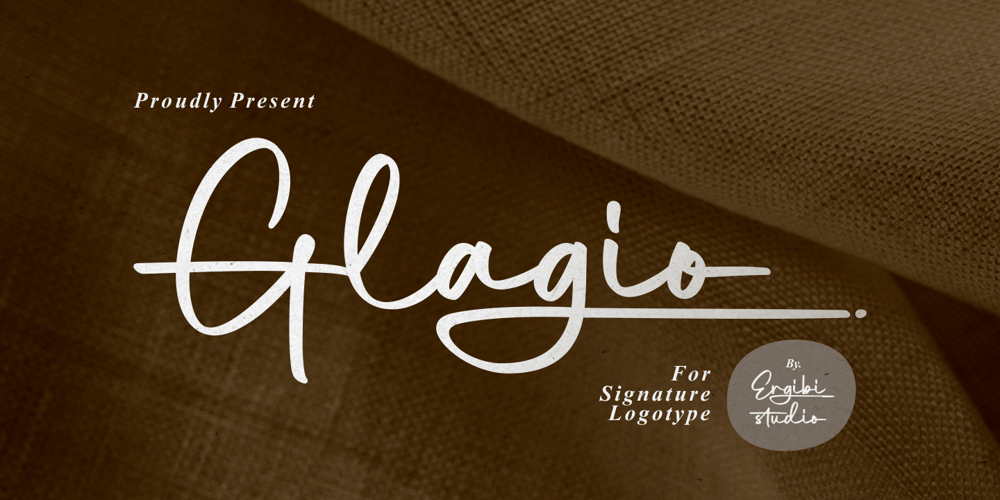 Glagio font