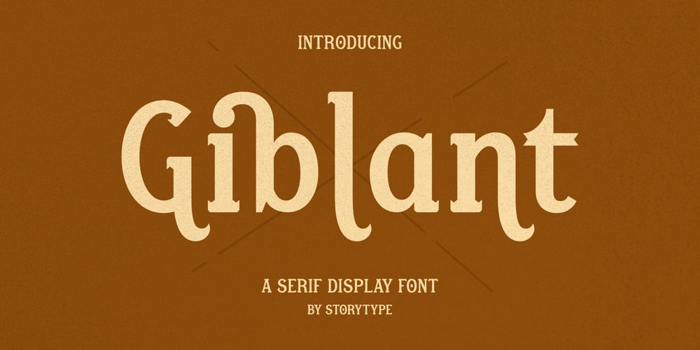 Giblant font