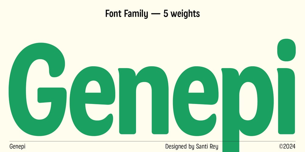 Genepi font
