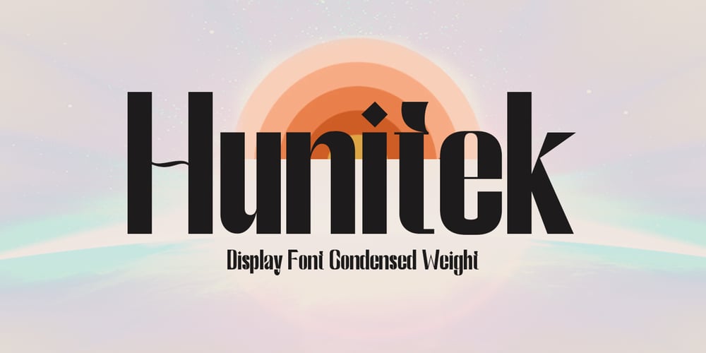 Hunitek font