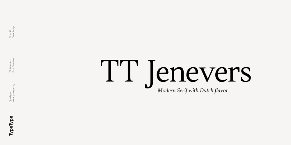 TT Jenevers font