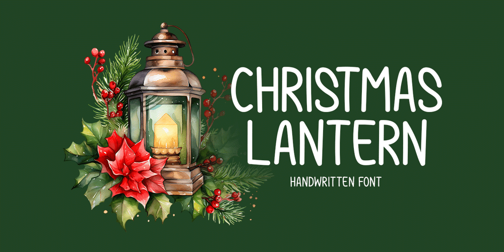 Christmas Lantern font