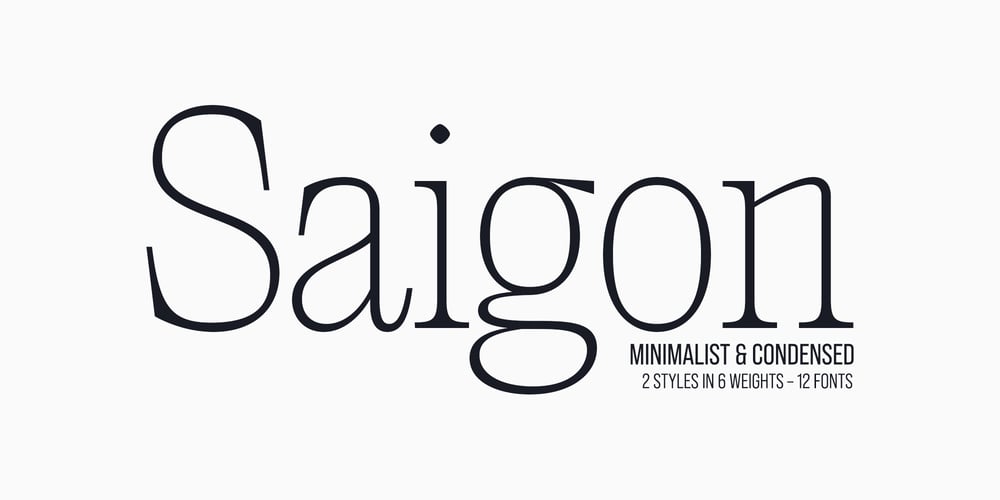 Saigon font