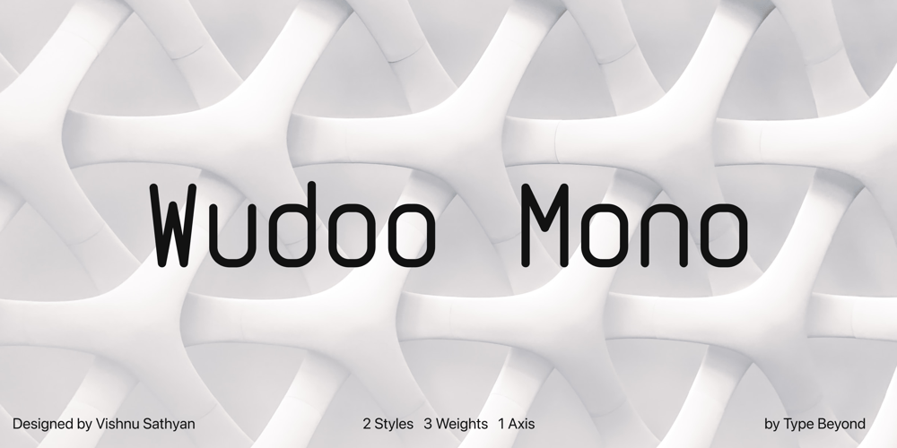 Wudoo Mono font