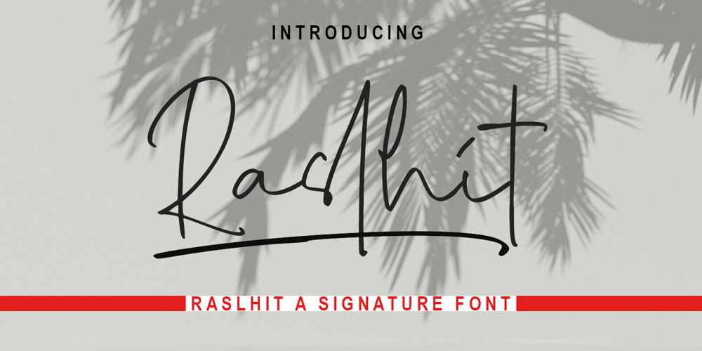 Raslhit font