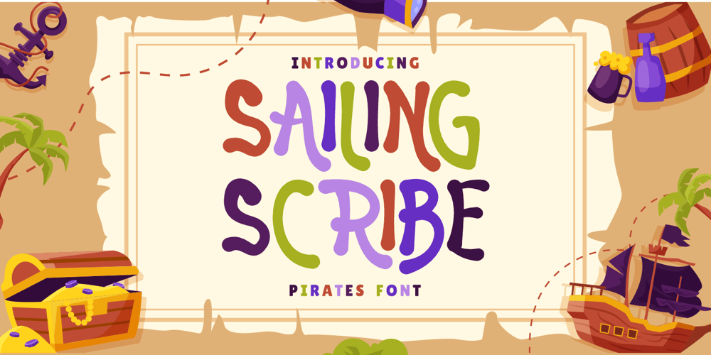 Sailing Scribe font