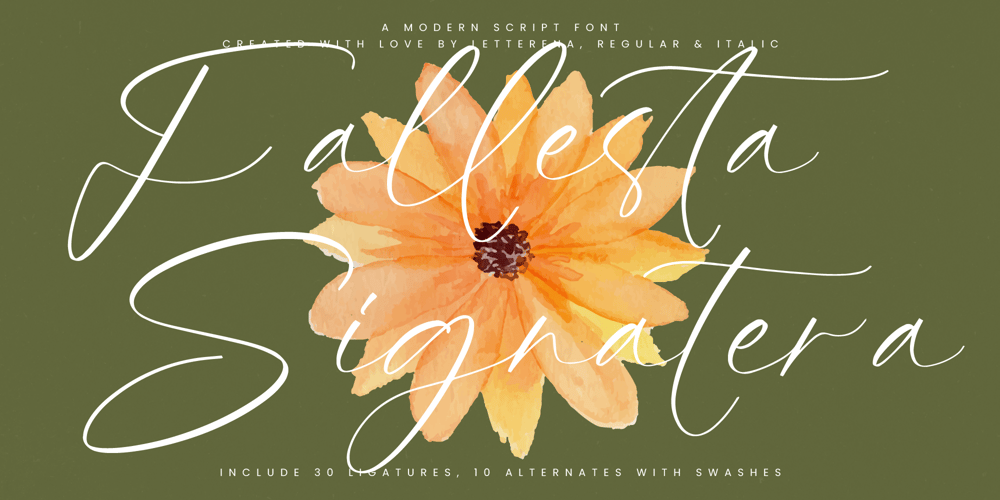 Fallesta Signatera font