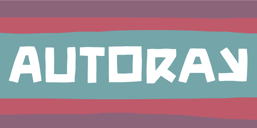 Autoray font