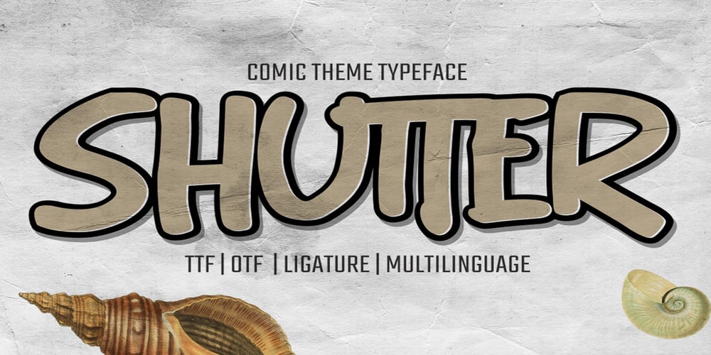 Shutter font