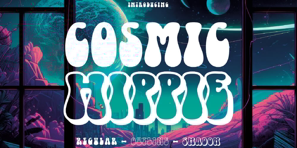 Cosmic Hippie font