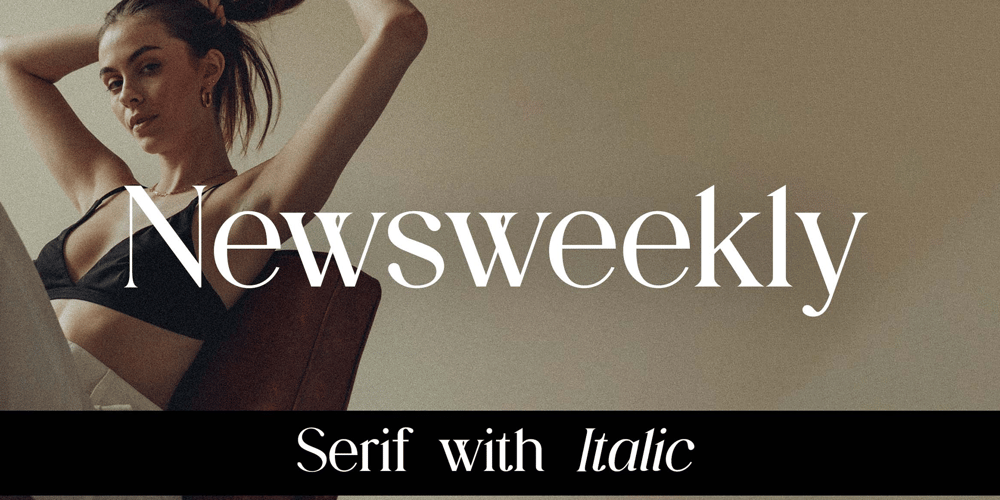 Newsweekly font