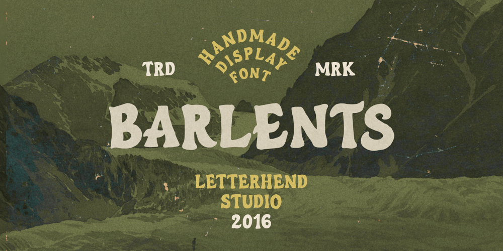 Barlents font