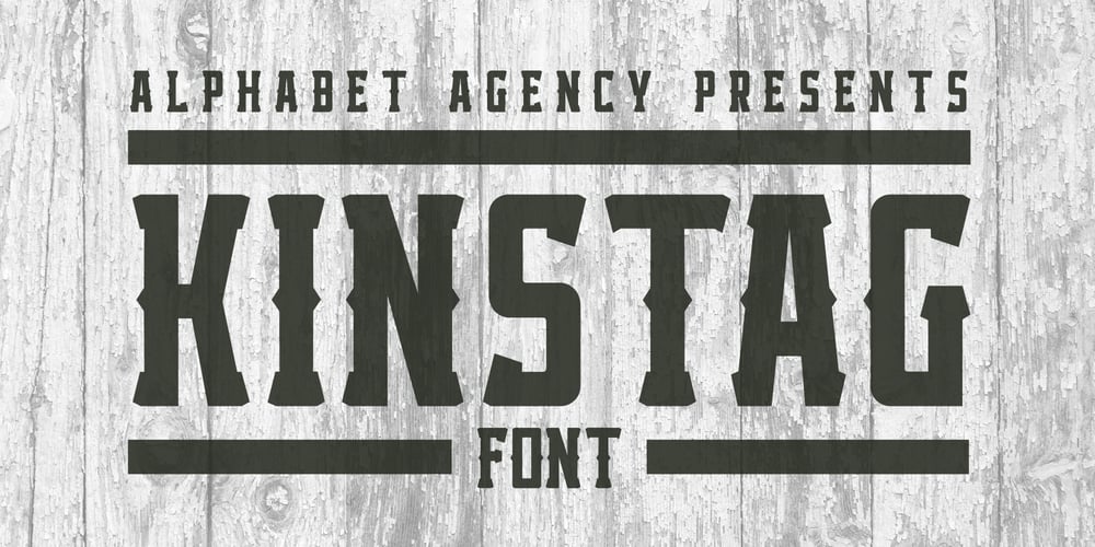 Kinstag font