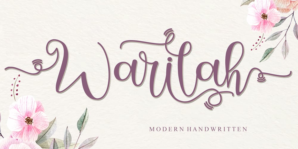 Warilah font
