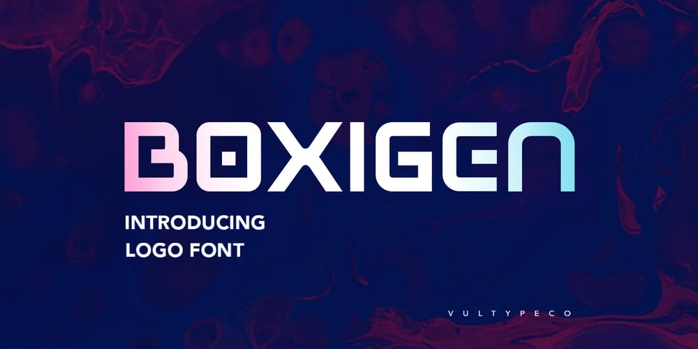Boxigen font