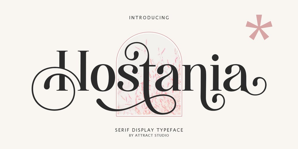 Hostania font