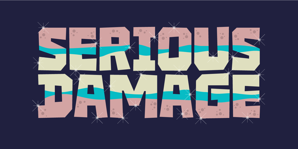 Serious Damage font