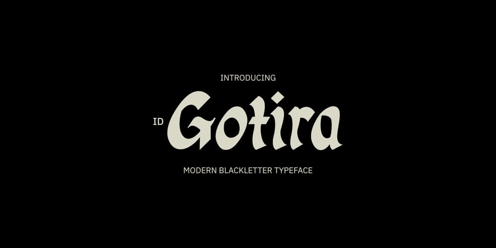 ID Gotira font