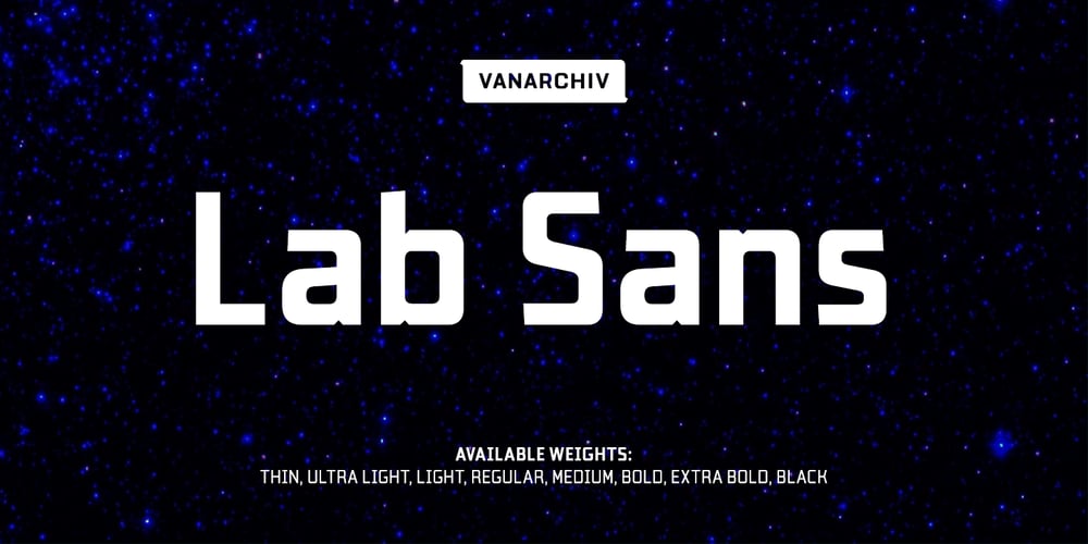 Lab Sans Pro font