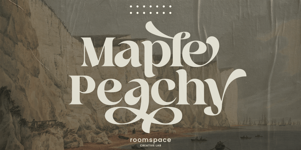 Maple Peachy font