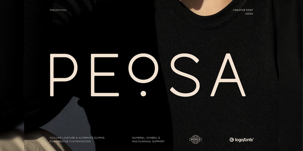 Peosa font