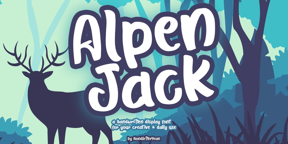Alpen Jack font