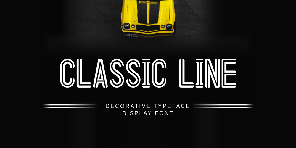CLASSIC Line font