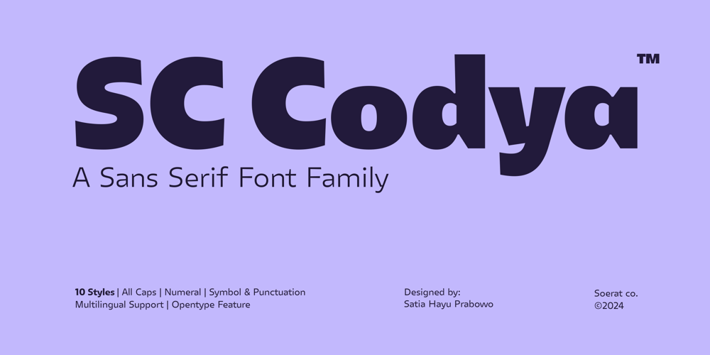 SC Codya font