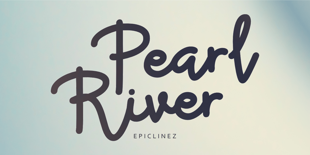 Pearl River font