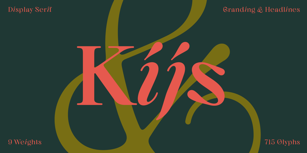 Kijs Display font