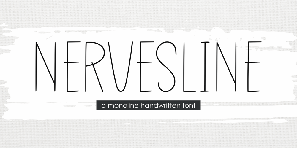 Nervesline font