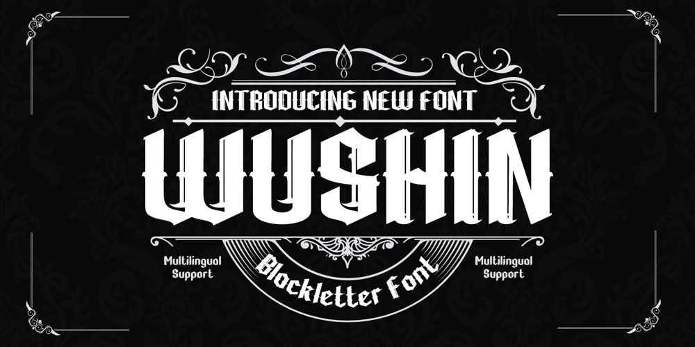 Wushin font