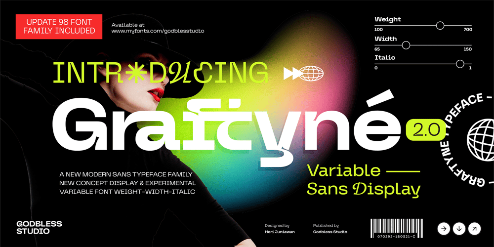 Graftyne Display font