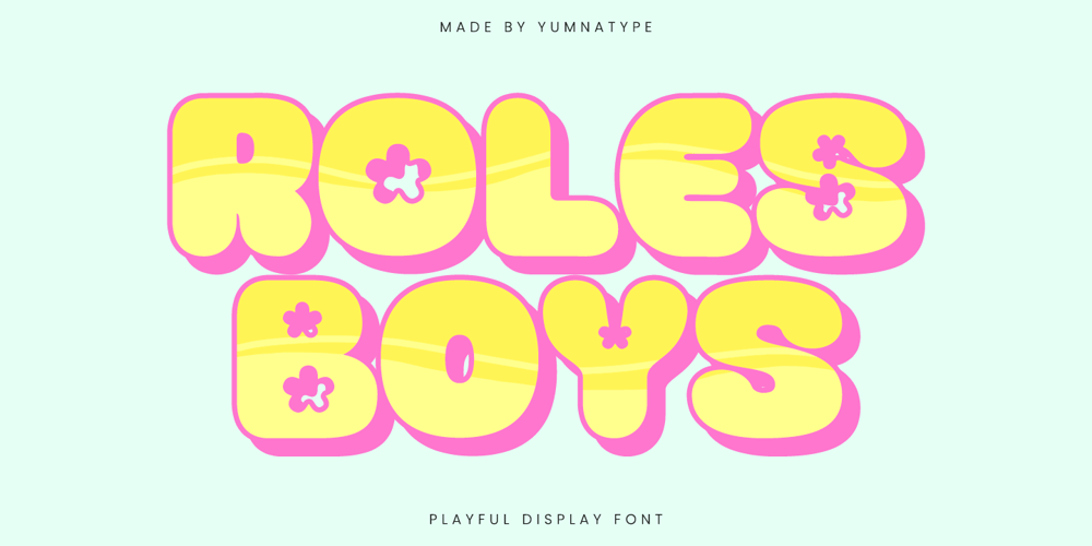 Roles Boys font