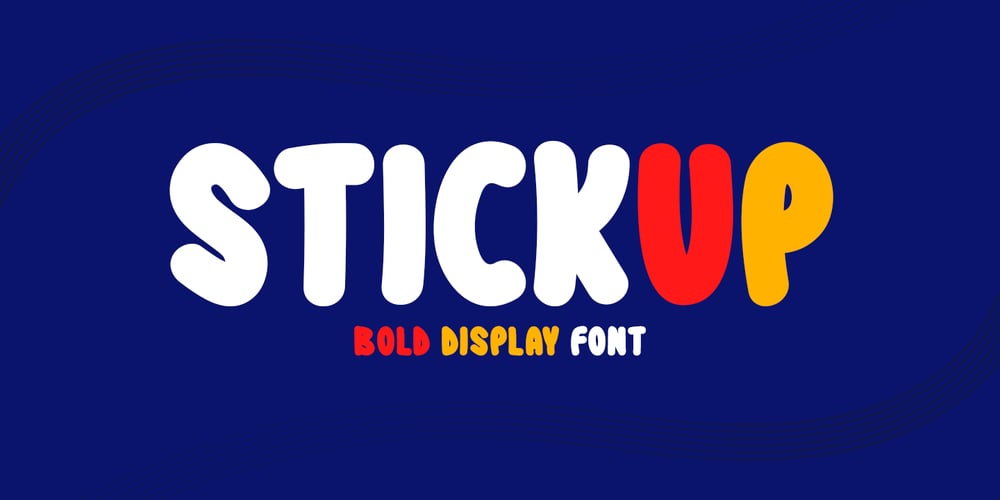 Stickup font
