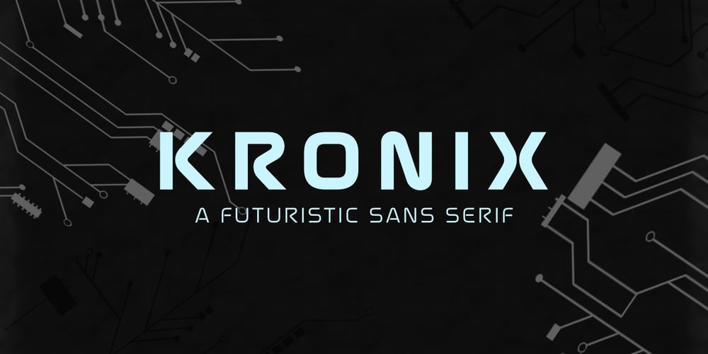 Kronix font