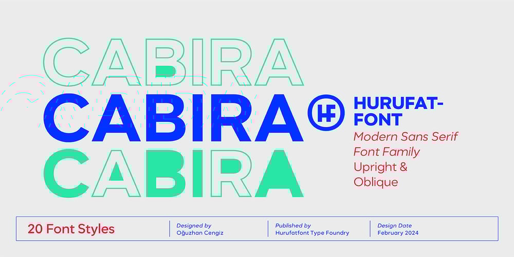 Cabira font