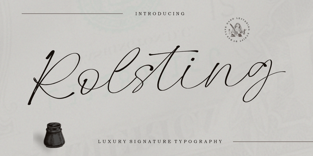 Rolsting Script font