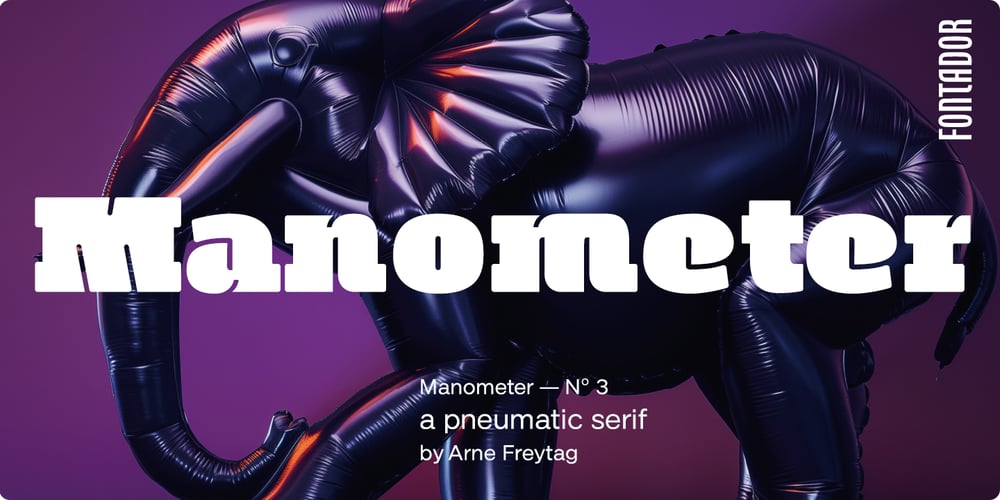 Manometer font