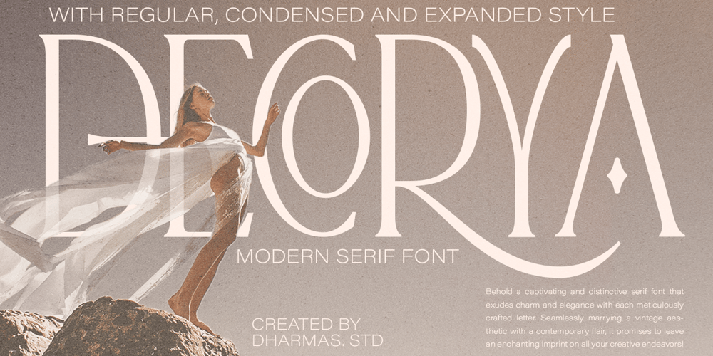 Decorya font