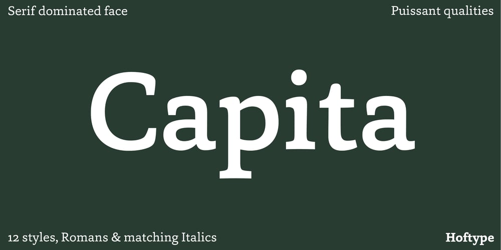 Capita font