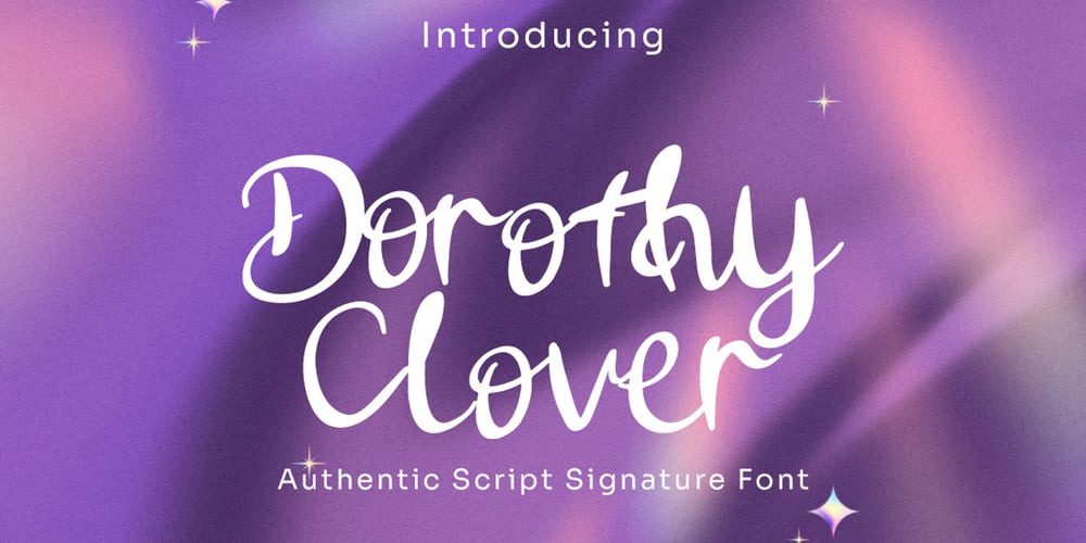 Dorothy Clover font