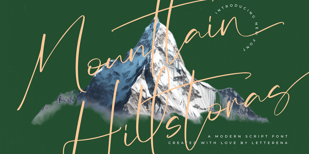 Mounttain Hillstoras font