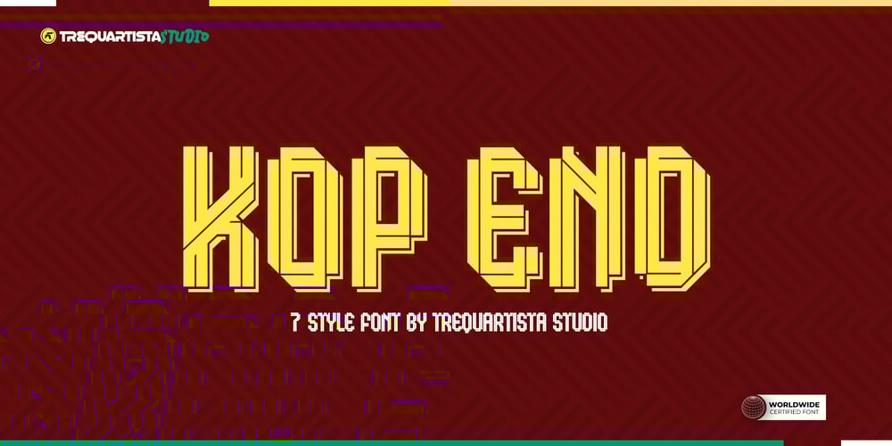 Kop End font