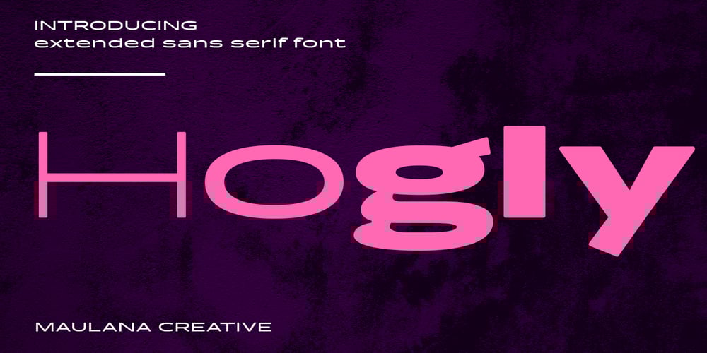 Hogly font