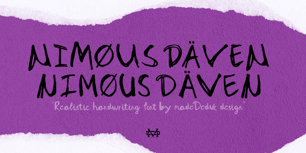 Nimous Daven font